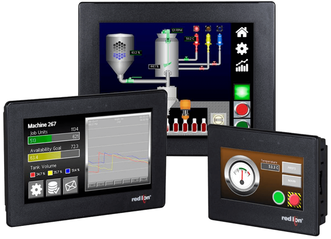 Red Lion Operator Interface Panel, CR1000 & CR3000 HMIs